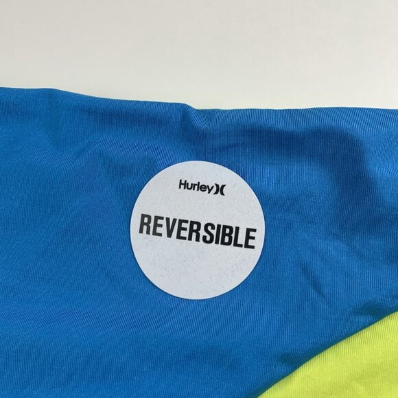 Hurley Solid Rvsb Moderate Bikini Bottom Women's XL Blue Green Beach Swimwear - Picture 4 of 8